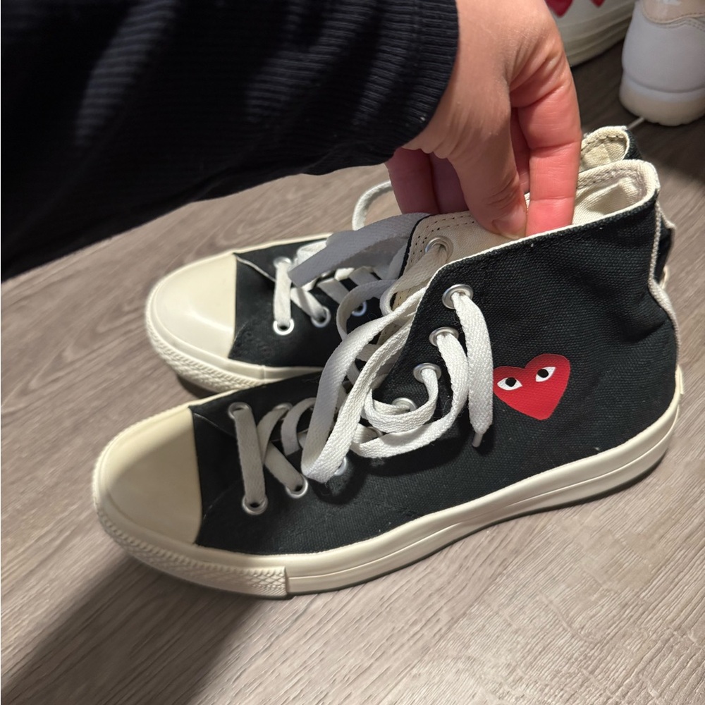 Black High-Top Sneakers Converse Comme des Garçons